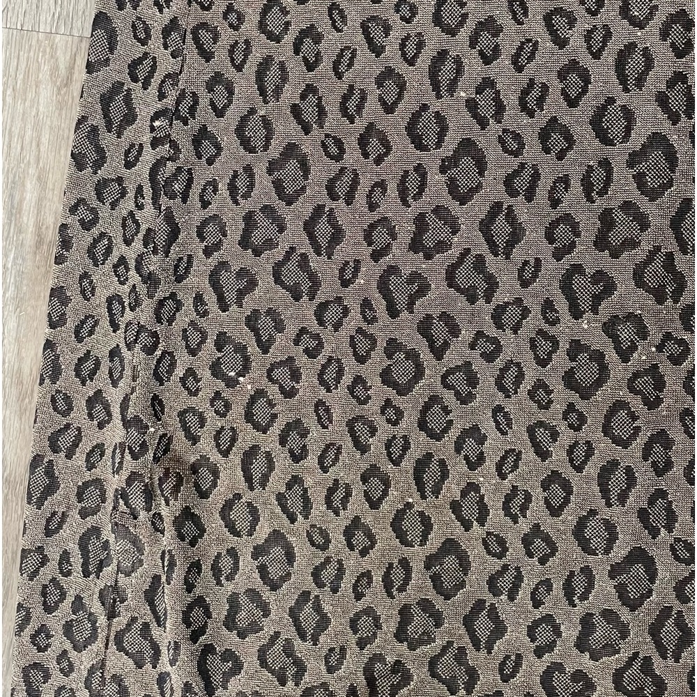 Vintage Rabbit Rabbit Rabbit Designs Cheetah Short Sleeve Dress 80 & 90’s - Picture 3 of 4